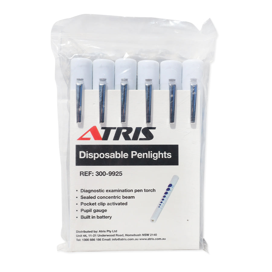 Examination Penlight with flat barrel Medical Pen Lights Atris Australia