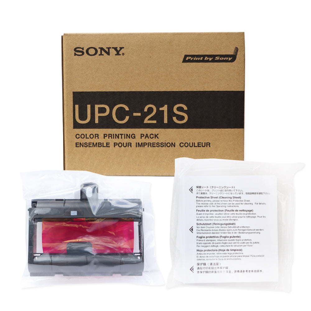 Sony medical print media - UPC-21S A6 Small-size colour print pack 