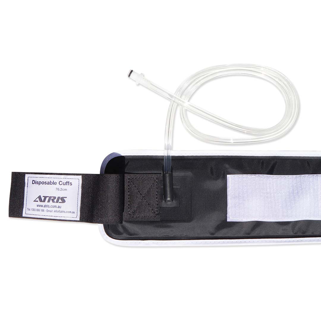 Single Use Sterile Tourniquet Cuff Medium Leg 30", Single Hose