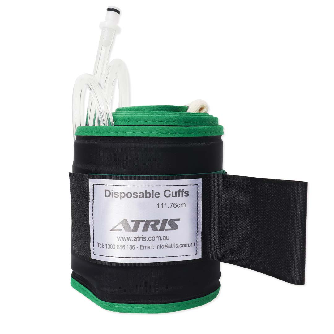 Single Use Sterile Tourniquet Cuff Extra Long Leg 44", Single Hose