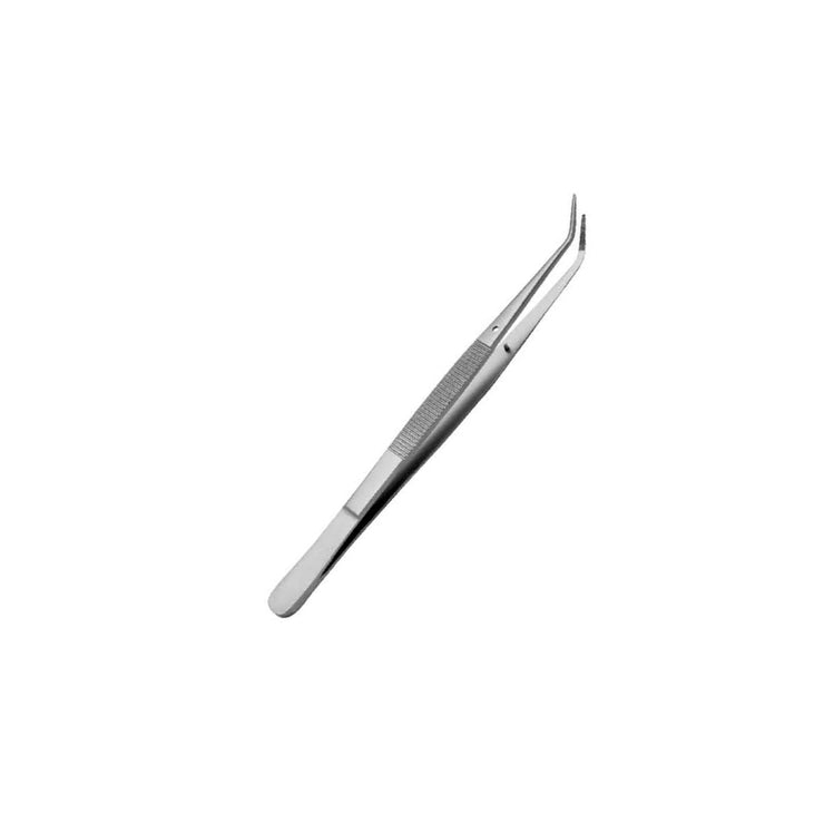 College Tweezer Forceps - Curved