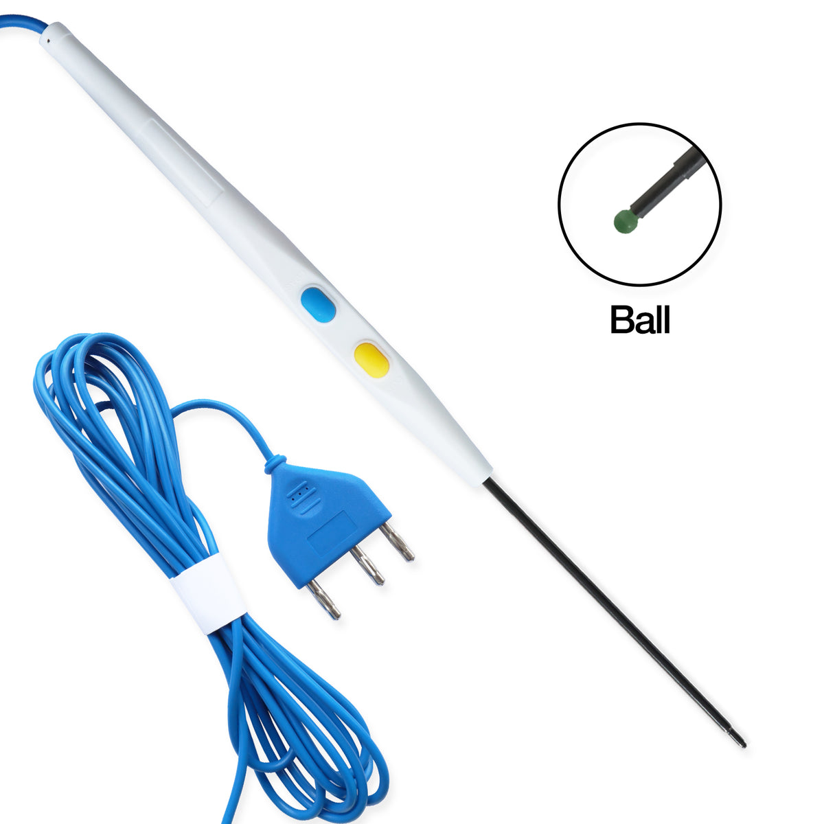 Monopolar Laparoscopic Pencil with Ball Electrode Tip – Atris Australia