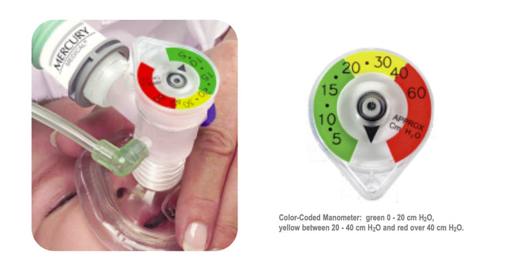 Mercury Medical Disposable Pressure Manometer