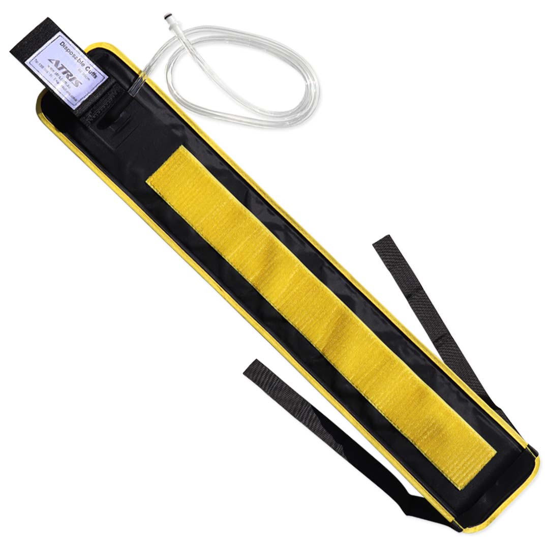 Single Use Sterile Tourniquet Cuff Standard Leg 24", Single Hose