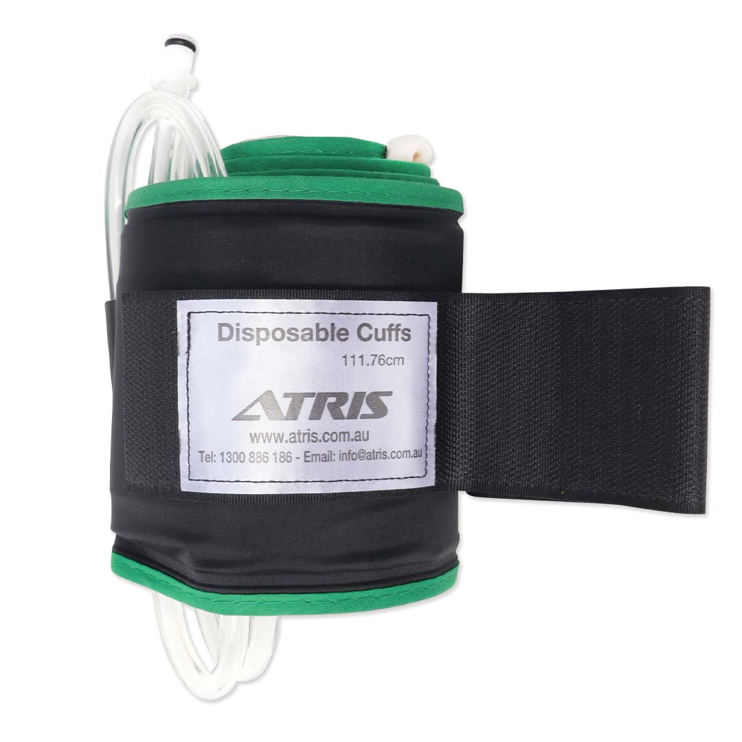 Single Use Sterile Tourniquet Cuff Extra Long Leg 44", Single Hose