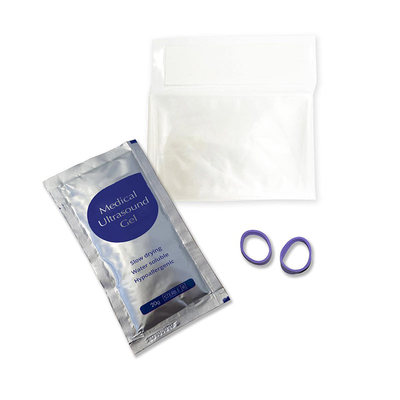 Probe cover kit with sterile gel Sterile ultrasound probe cover